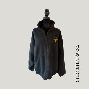 Bon Jovi 2011 Tour Full-zip fleece jacket,  Black - XL